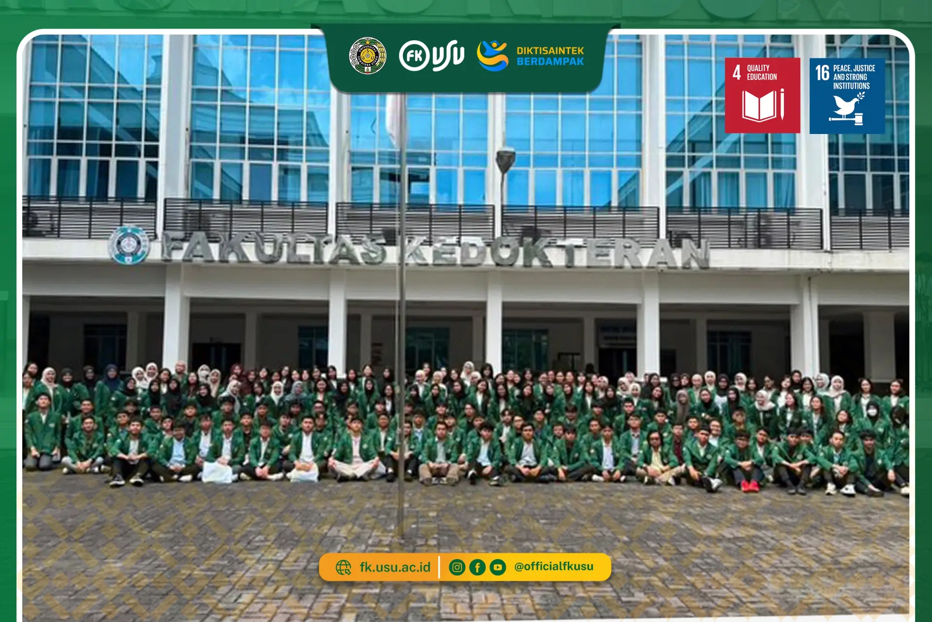 FK USU Distributes University Jackets and PKKMB 2026 Attributes